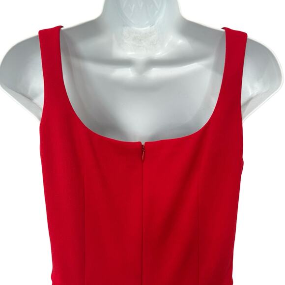 Dress the Population Sammie Cherry Red Mini Sweetheart Sleeveless Dress size S - Picture 9 of 11